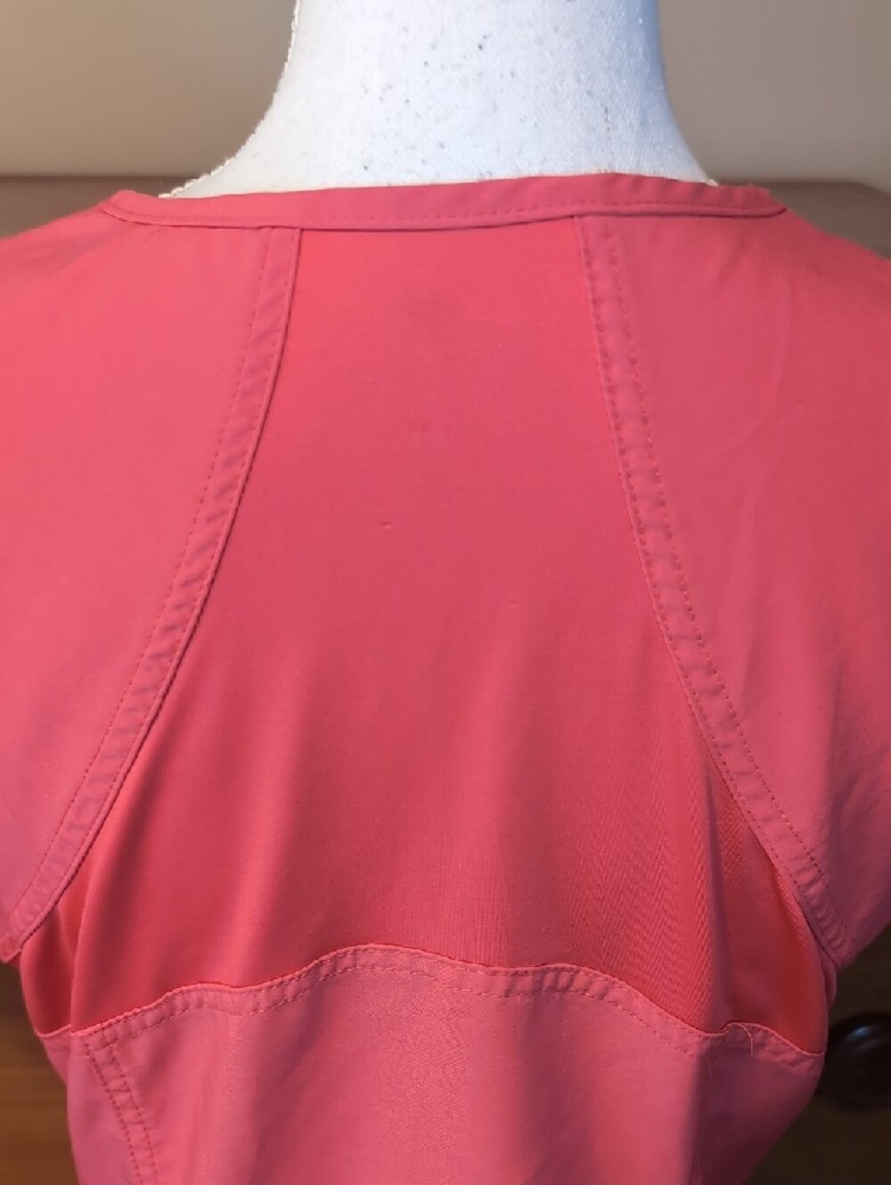 ACTIVATE by med couture scrub hospital top coral stretch fit M - Picture 8 of 12